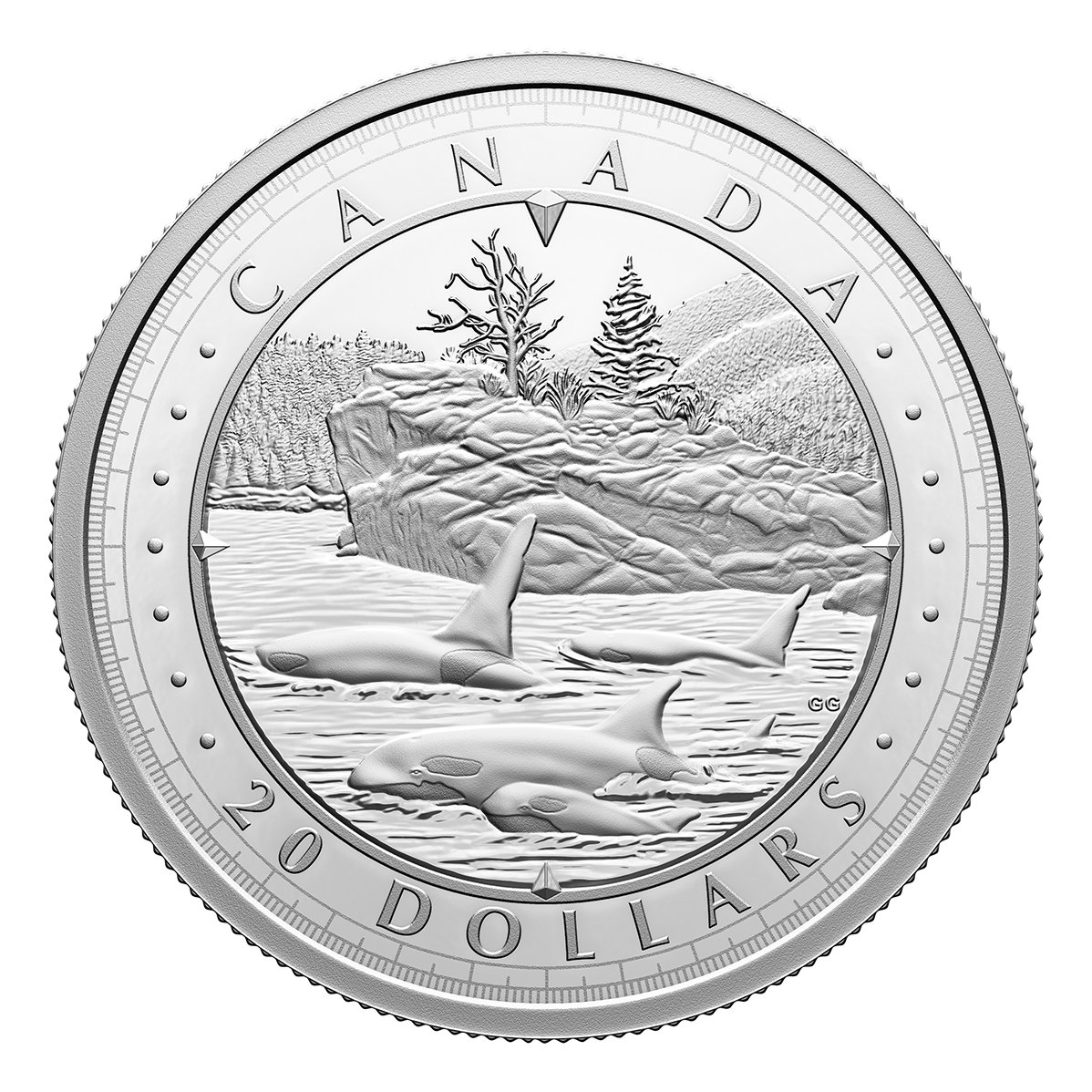 image Pure Silver Coin – This Is Canada: Wondrous Waters - Pacific Coast