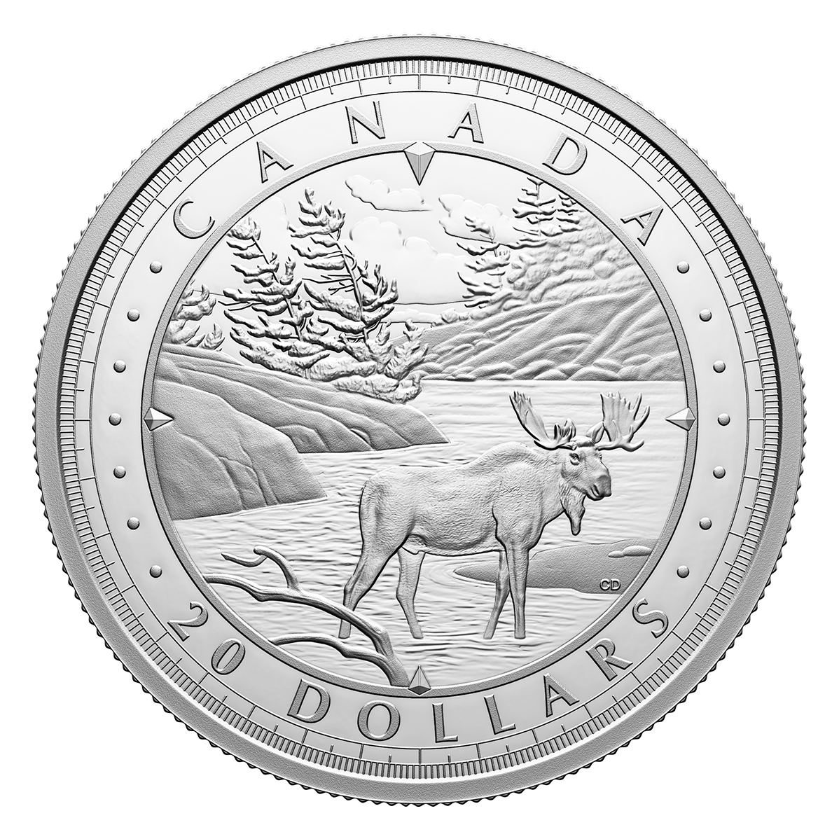 image Pure Silver Coin – This Is Canada: Wondrous Waters – Great Lakes
