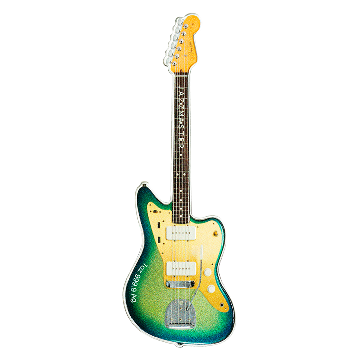 2024 $2 Fine Silver Coin - Fender® Jazzmaster® Guitar