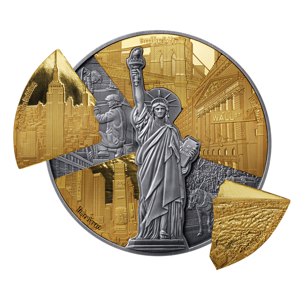 400 Years New York City - 4 oz. Fine Silver Coin