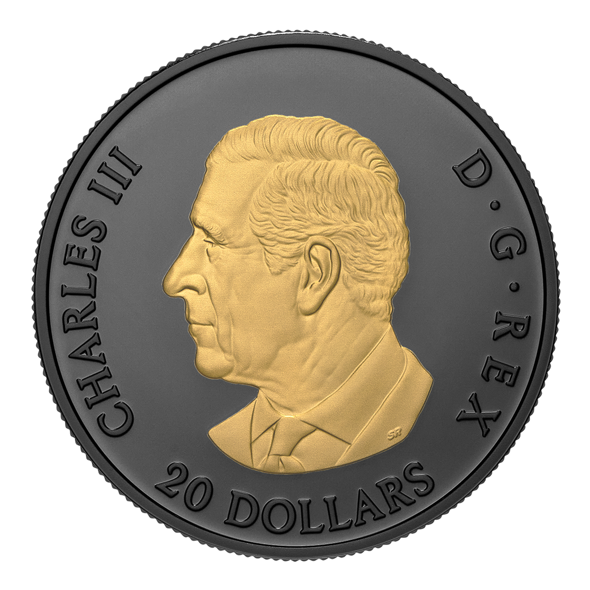 Gilded Elegant Maple – 1-oz. Fine Silver Coin