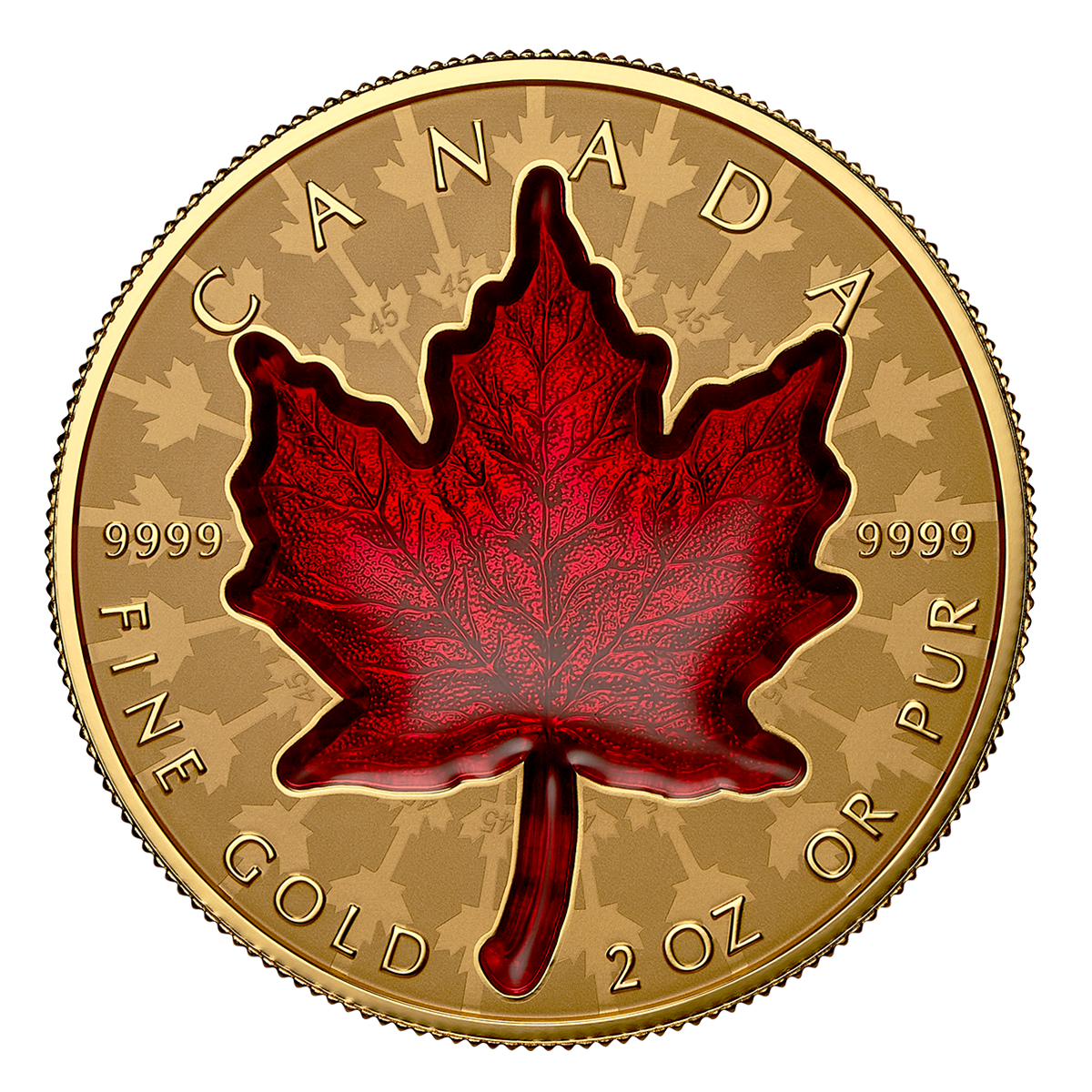 Proud Maple - 2-oz. Pure Gold Coin