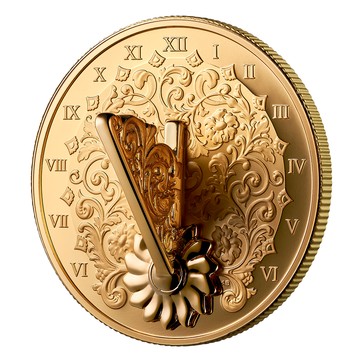 The Gilded Sundial - 1 oz. Fine Silver Coin