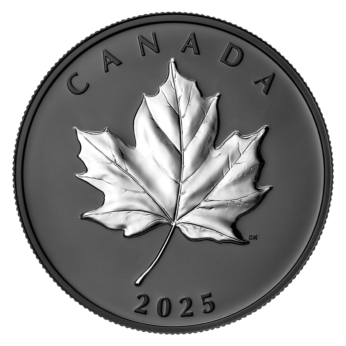 Élégante feuille d’érable – Pièce de 1 oz en argent fin