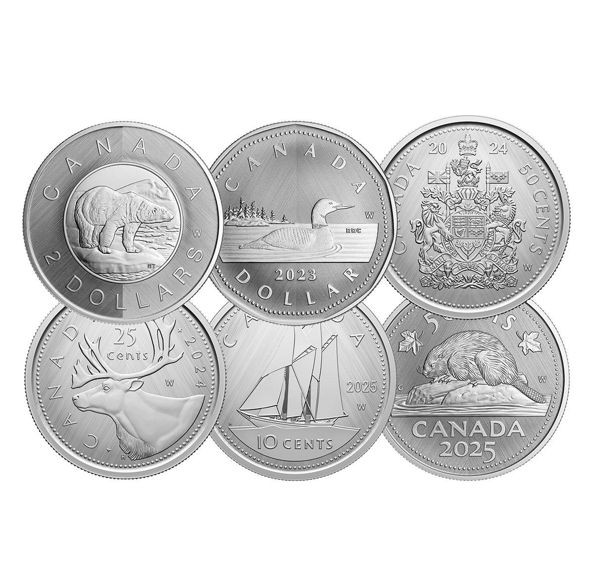 Tribute: W Mint Mark - 1 oz. Fine Silver Six-Coin Subscription