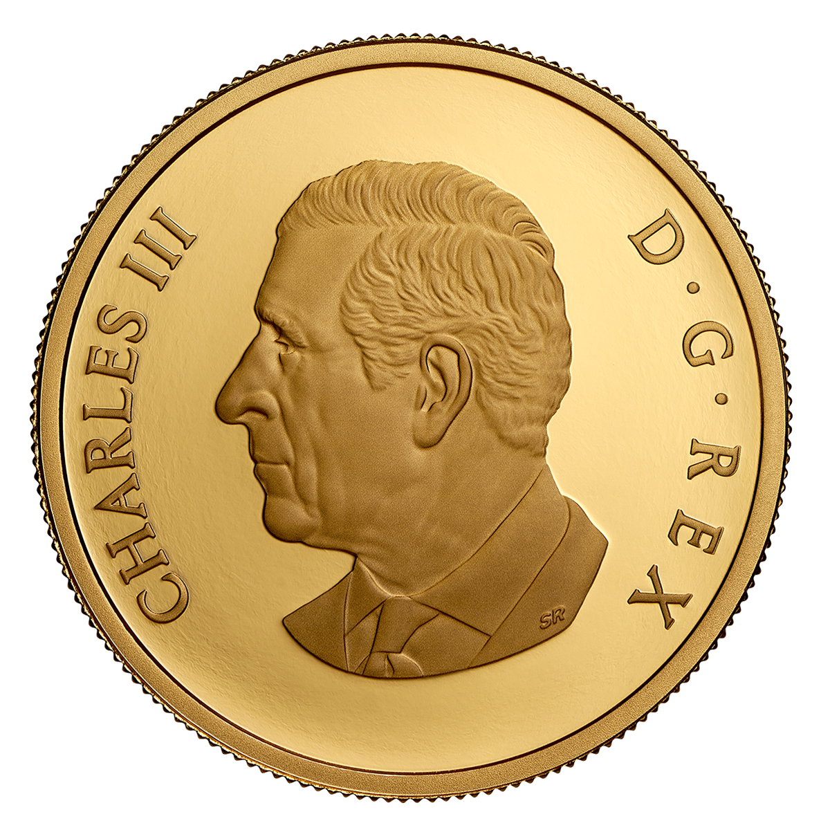 Grands navires : Goélette à trois-mâts - Pièce en or pur