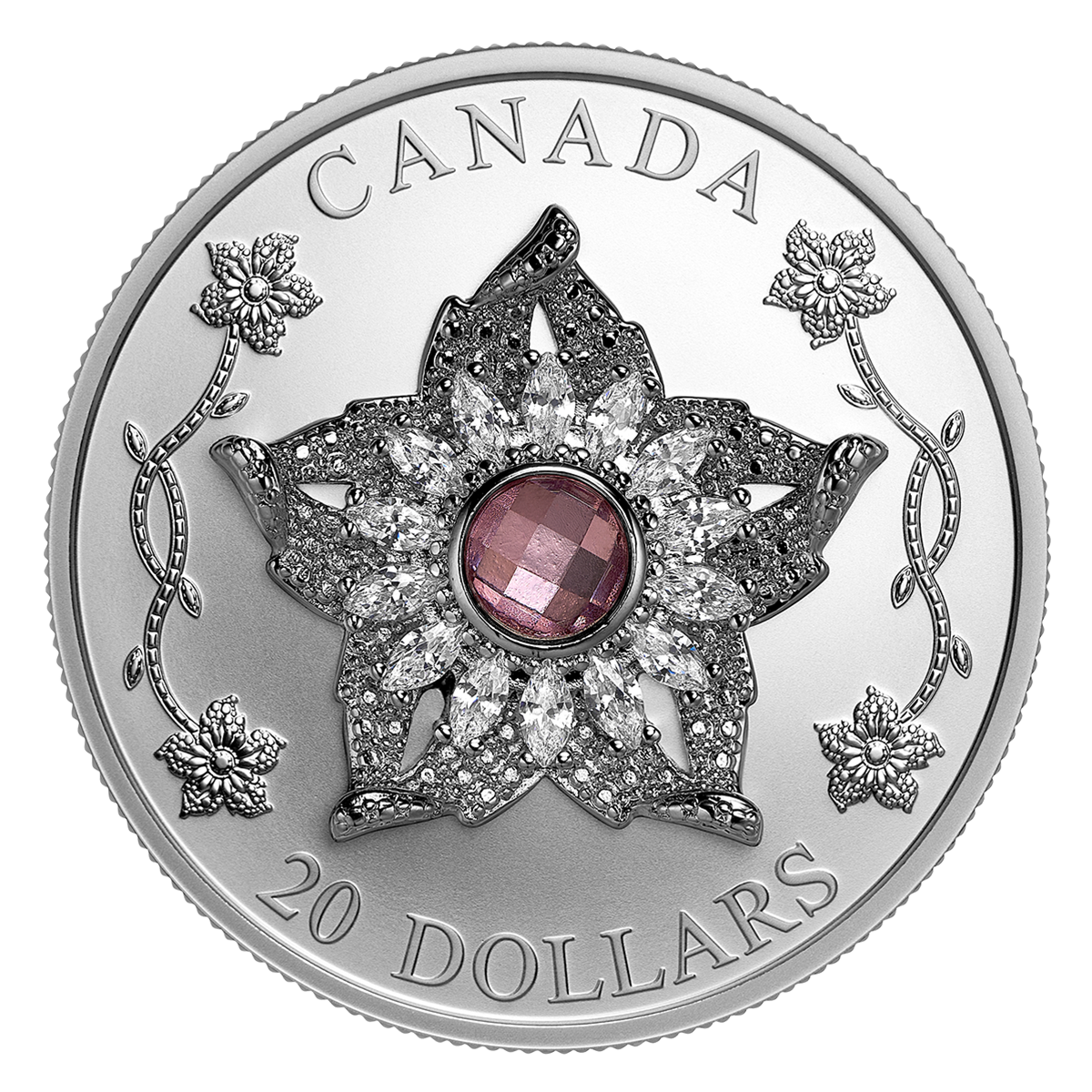 Crown Jewels Series: Williamson Diamond Brooch – 1 oz. Fine Silver Coin