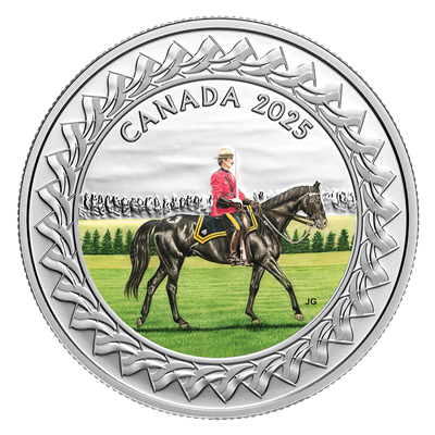 Le Carrousel de la GRC – Pièce de 1 oz en argent fin