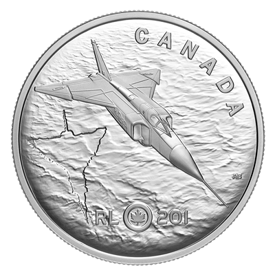 L’Avro Arrow – Pièce de 1 oz en argent fin