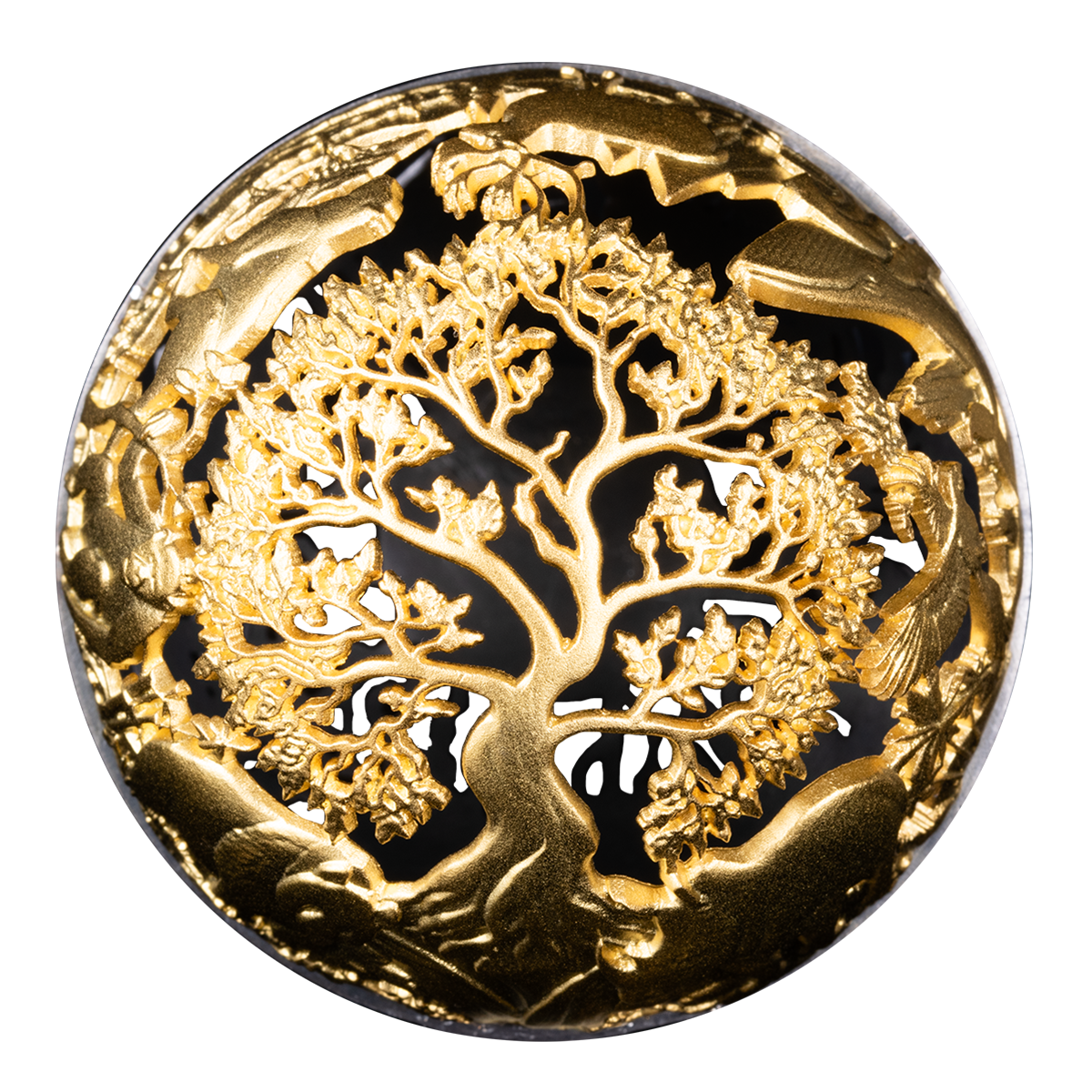 Spherical Filigree Nature And Technology – 2 oz. Fine Silver Coin