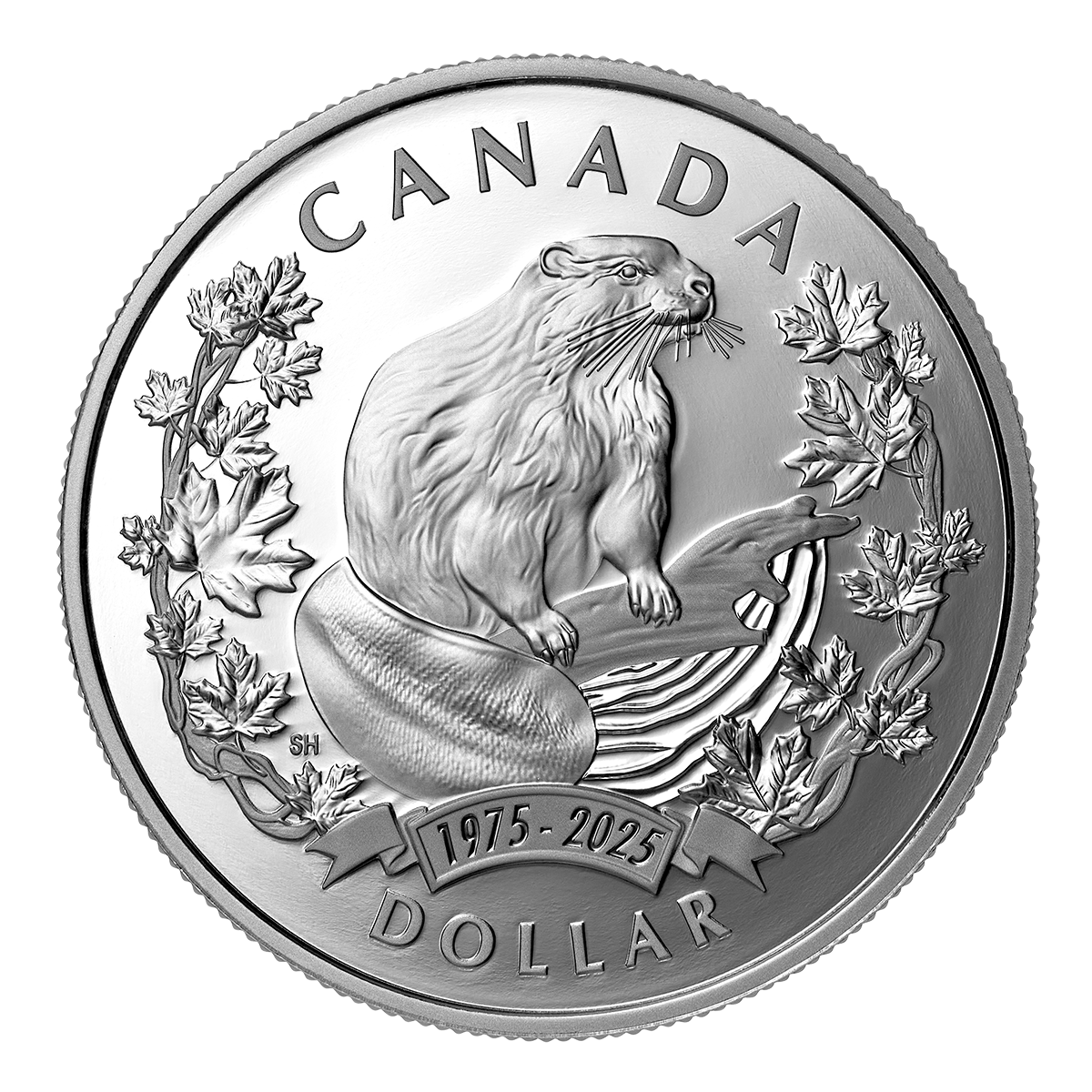 Dollar épreuve numismatique en argent édition spéciale 2025 – 50ᵉ anniversaire de la désignation du castor comme emblème officiel