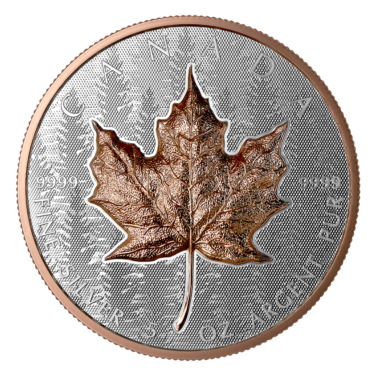 Silver Maple Leaf – 5-oz. Fine Silver Coin Ultra-High Relief Coin (2025)