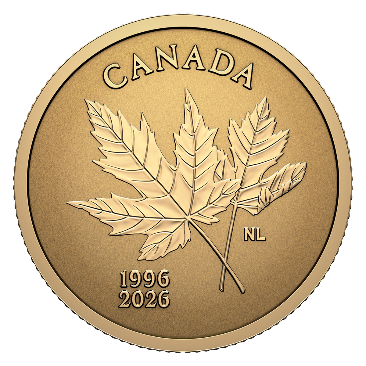 30ᵉ anniversaire de l’emblème arboricole du Canada – Pièce en or pur (2026)