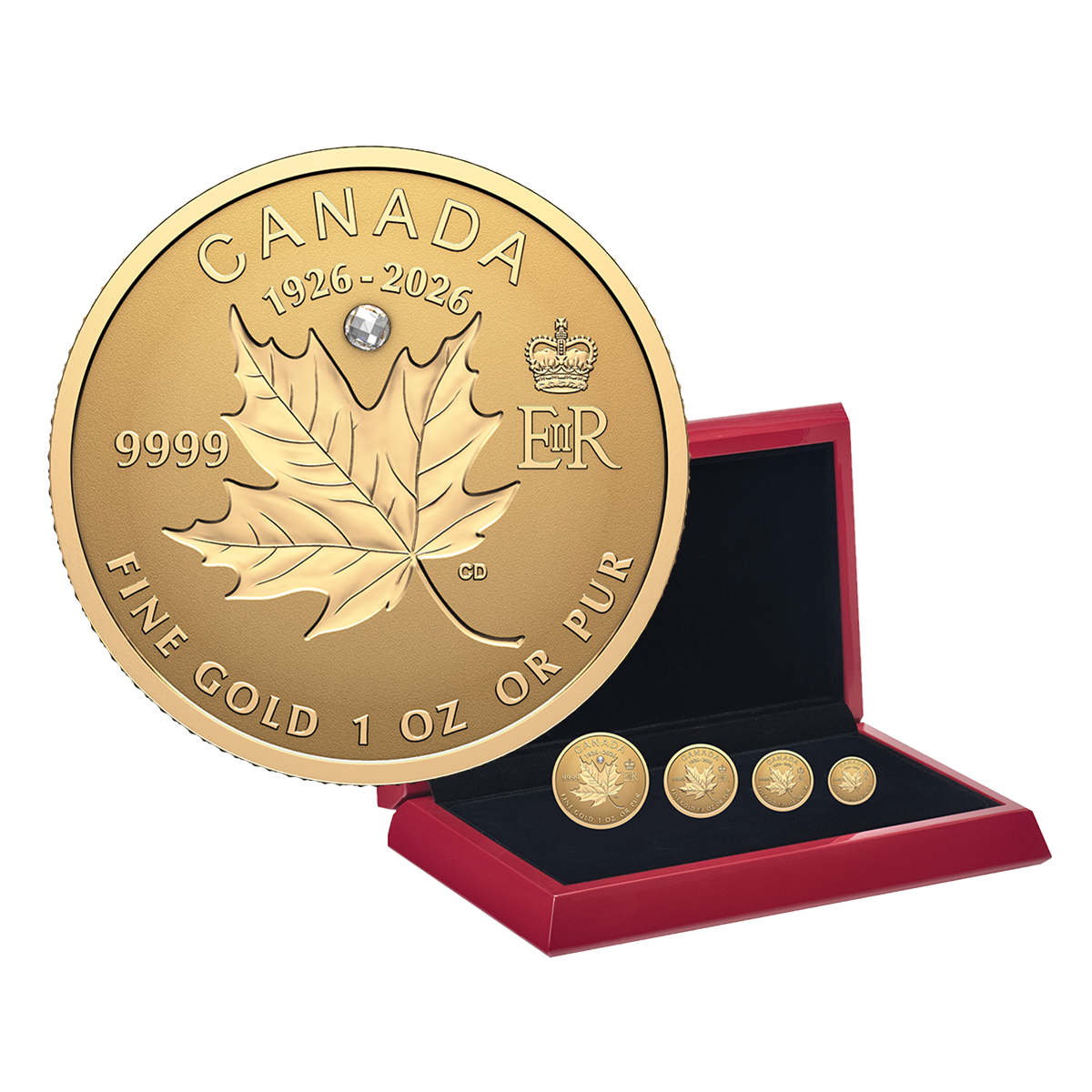 Pure Gold Fractional Set – Commemorate the 100th Birthday of Queen Elizabeth II (2026)