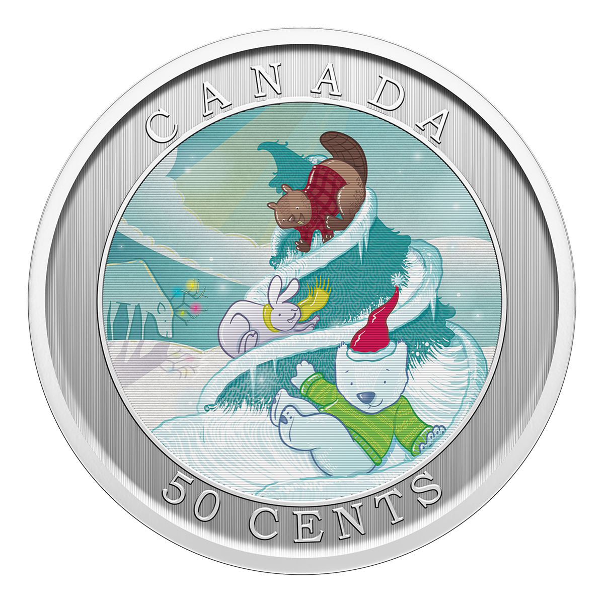 Whimsical Holiday Tree – Lenticular Coin (2025)