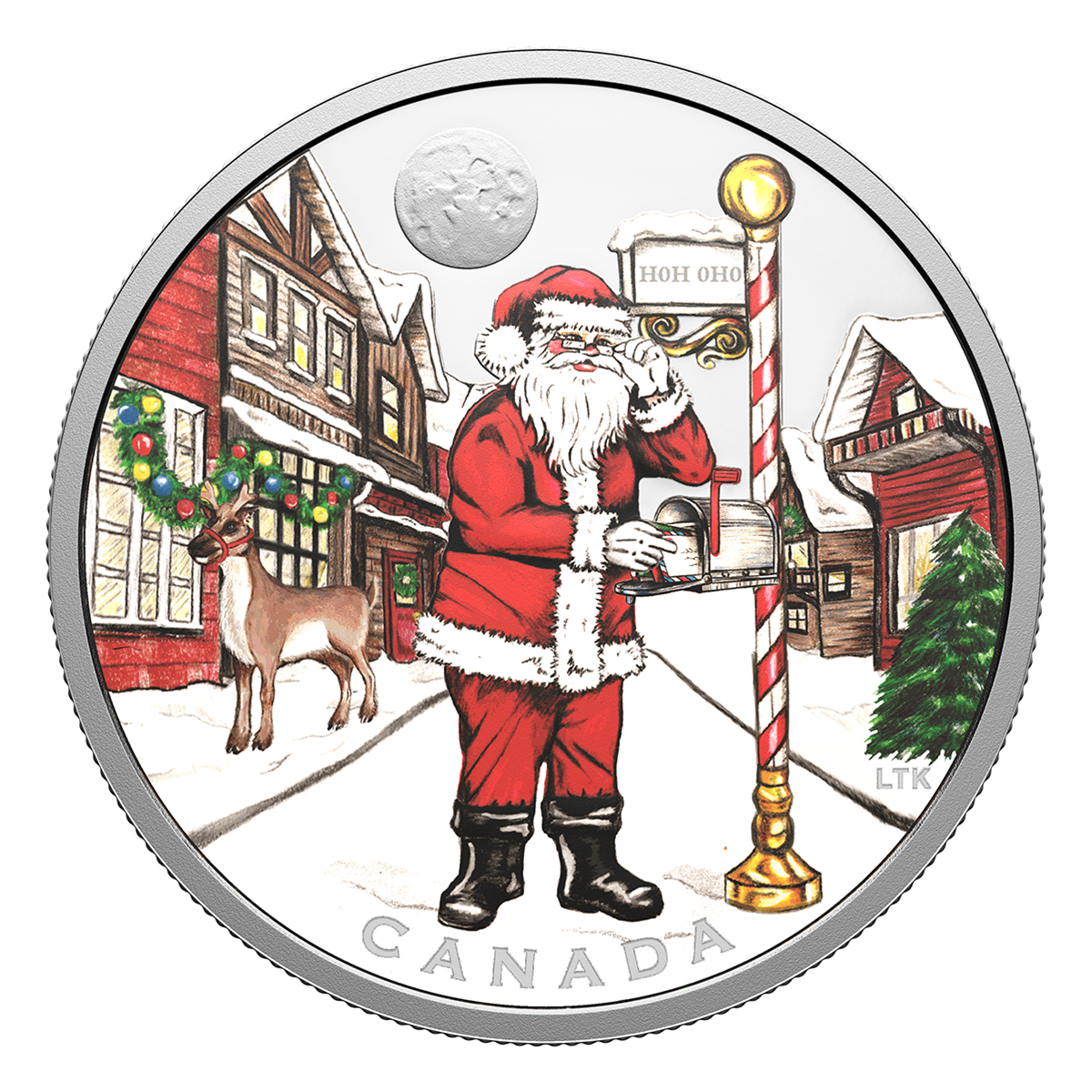 Lettre au père Noël – Pièce de 1 oz en argent fin