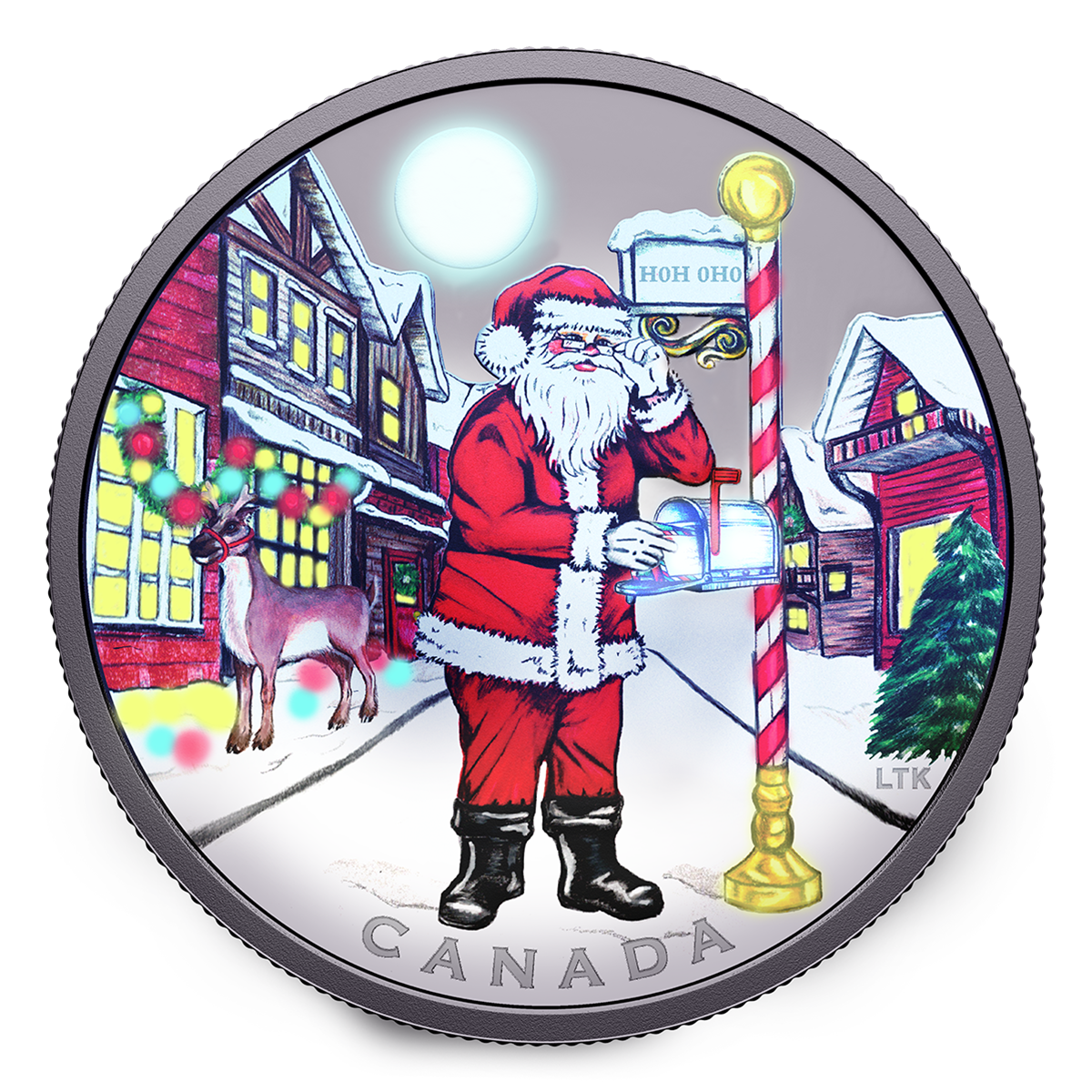 Lettre au père Noël – Pièce de 1 oz en argent fin