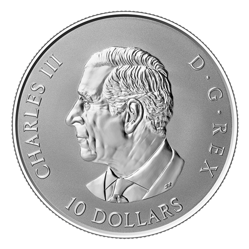 Obverse of silver coin