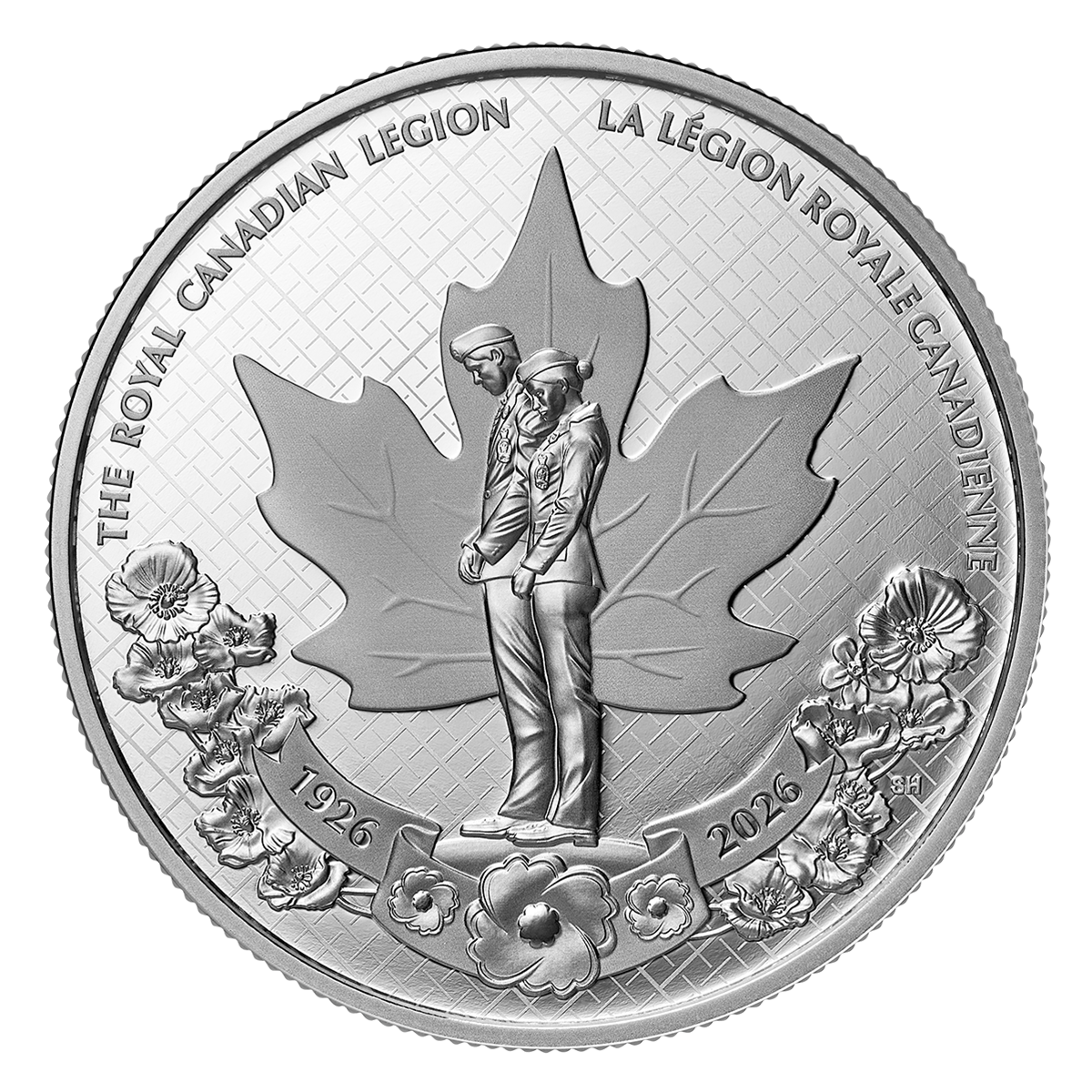 100ᵉ anniversaire de la Légion royale canadienne – Dollar épreuve numismatique en argent fin (2026)
