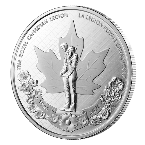 Angled reverse of Silver Coin