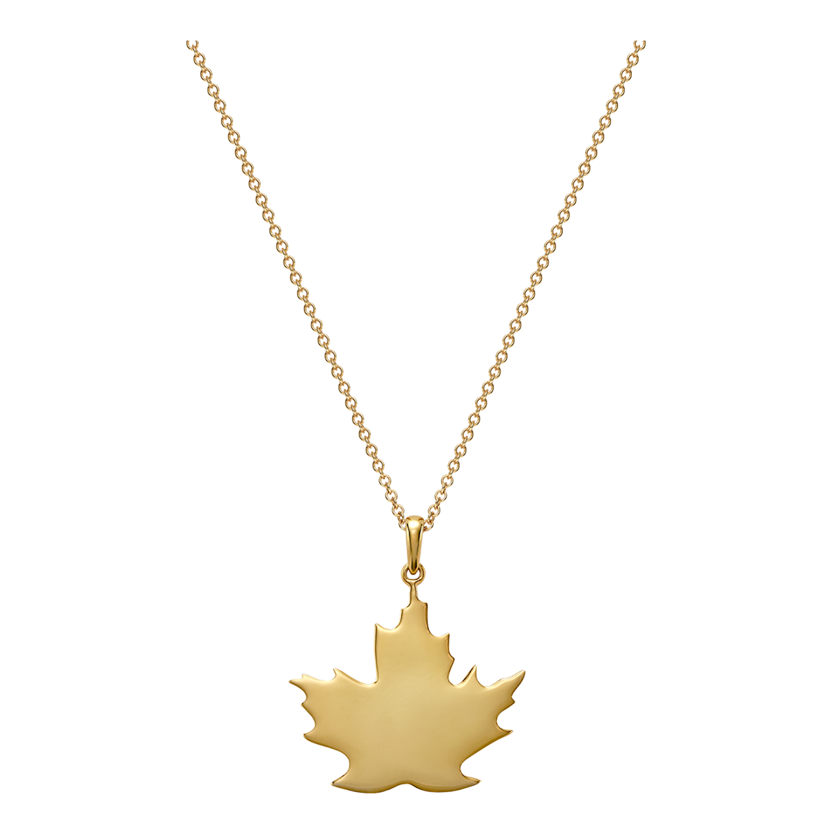 Precious Maple Leaf Diamond Necklace