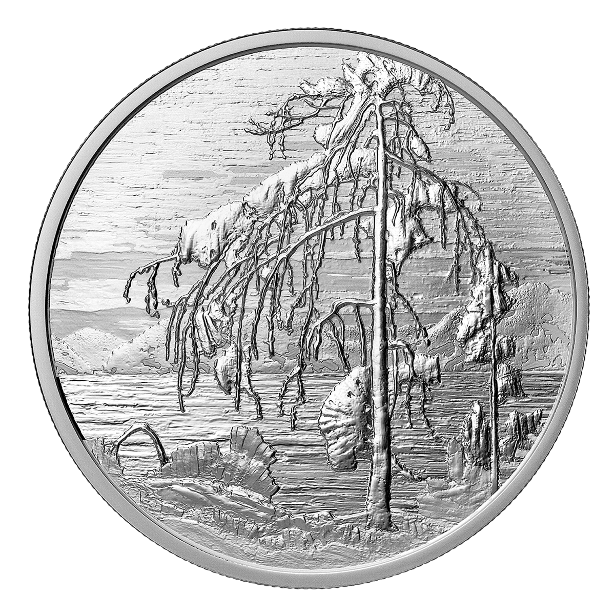 Le pin de Tom Thomson - Pièce de 2 oz en argent fin