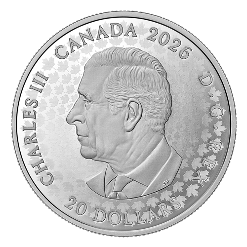 Obverse of silver coin