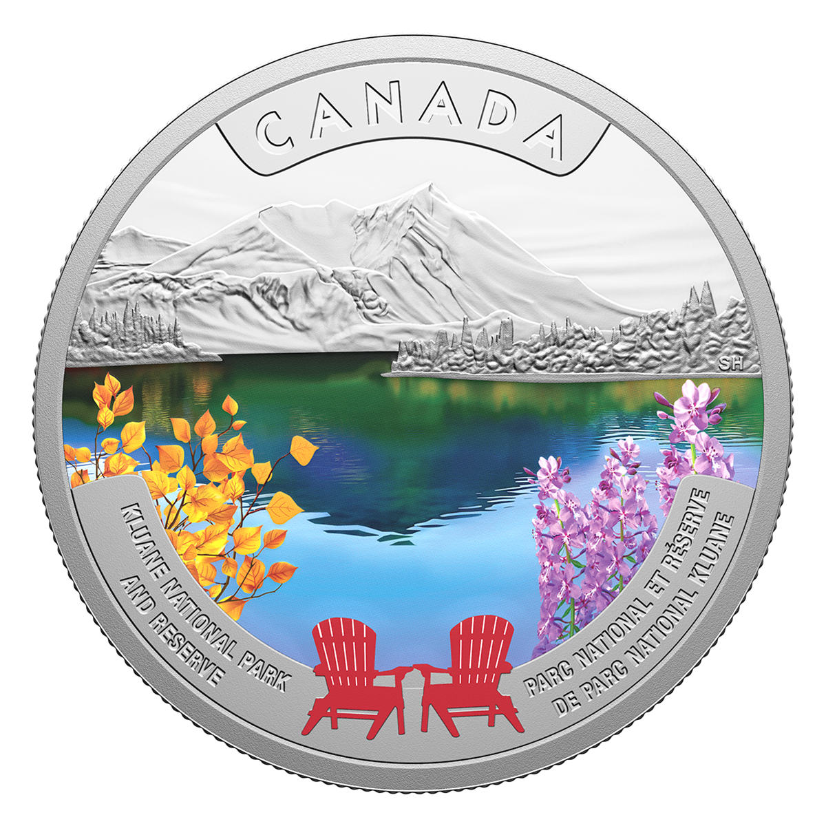 Canada’s National Parks – Kluane National Park and Reserve – 1 oz. Fine Silver Coin