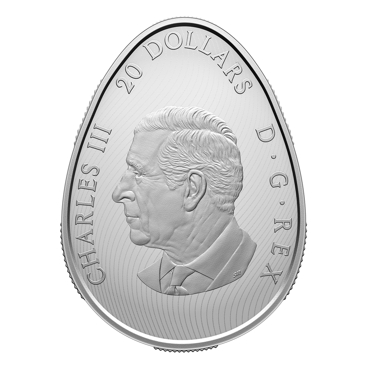 Œuf <em>pyssanka</em> – Pièce en argent fin (2026)