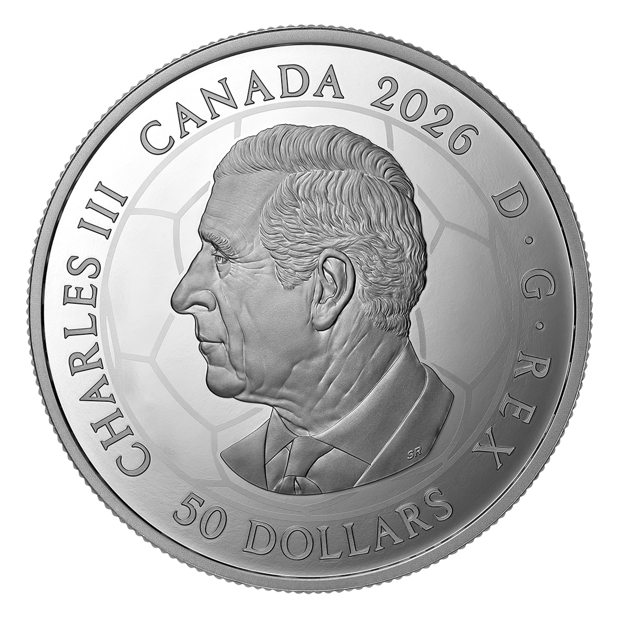 Coupe du Monde de la FIFA 2026ᵀᴹ : Le trophée – Pièce de 5 oz en argent fin