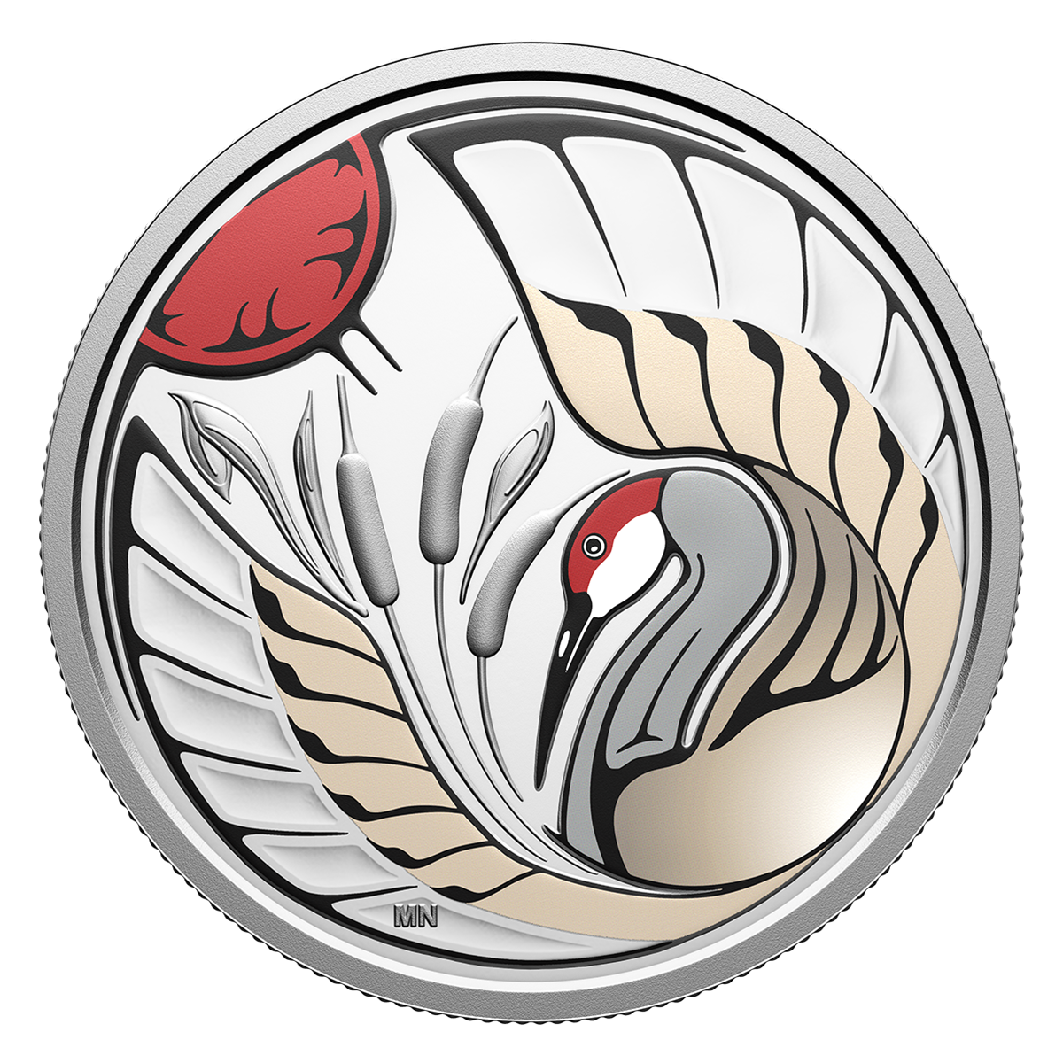 Clan Animals: Sandhill Crane – ¾ oz. Fine Silver Coin