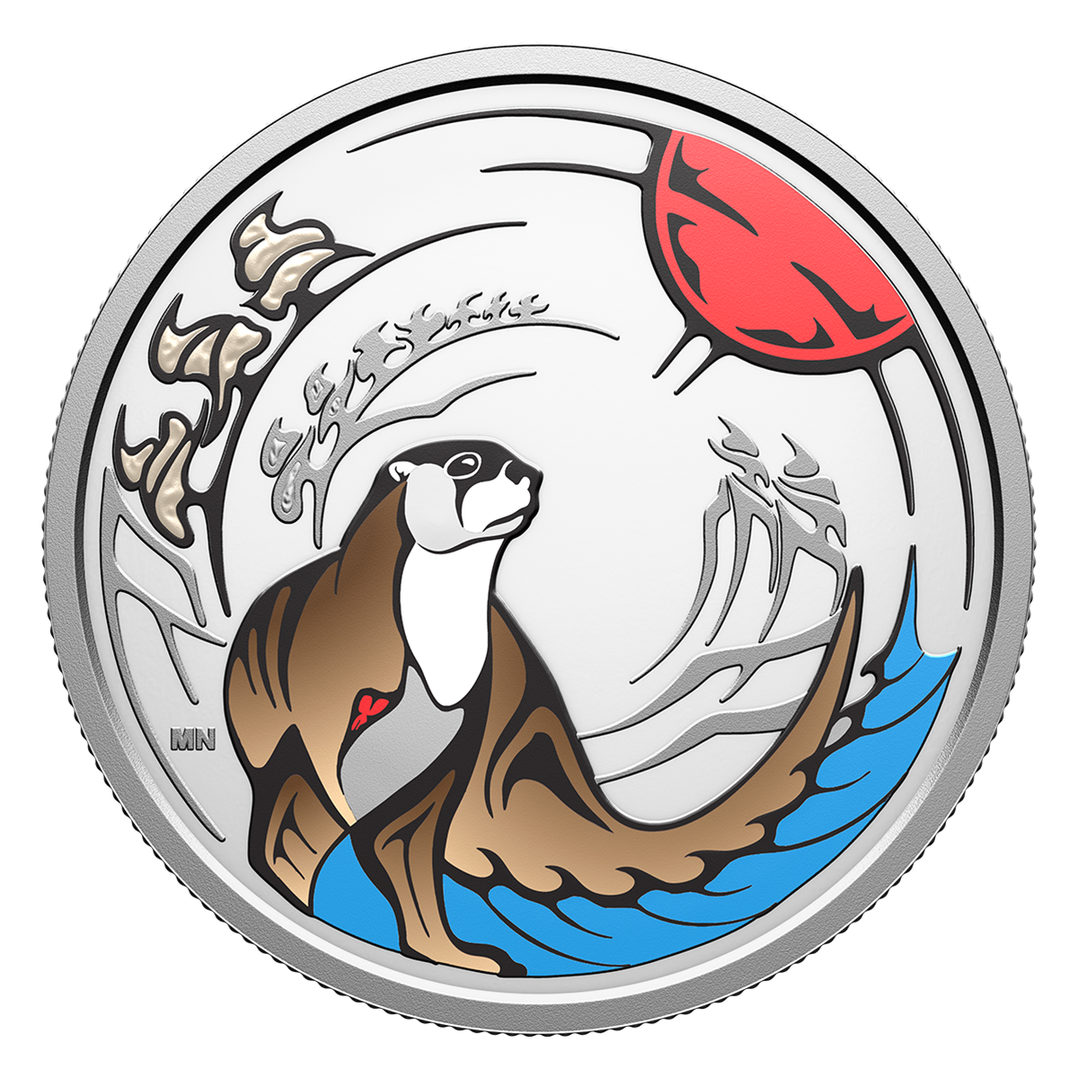 Clan Animals: Otter – ¾ oz. Fine Silver Coin