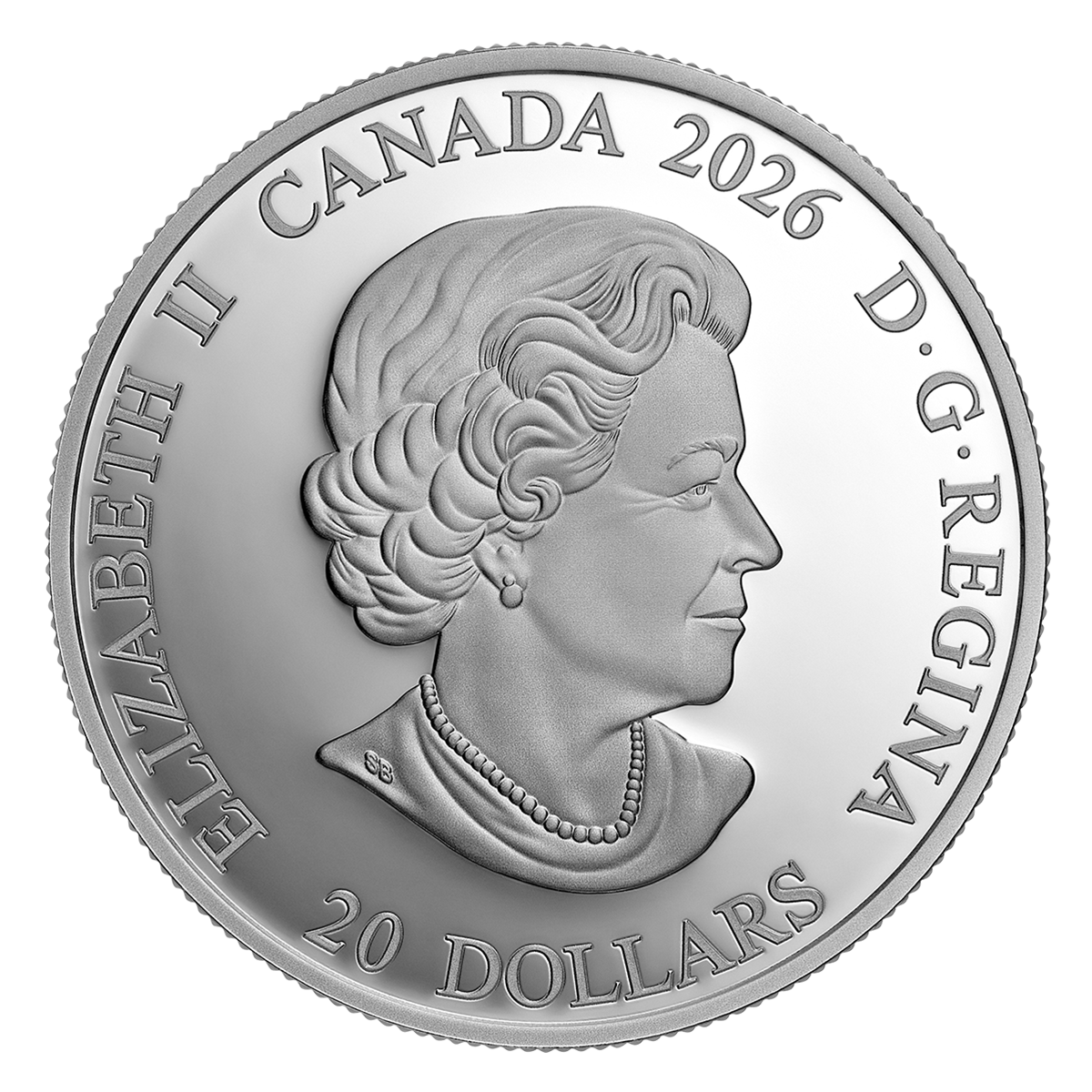 Crown Jewels: A Tribute to the 100th Anniversary of the Birth of Queen Elizabeth II – 1 oz. Fine Silver Coin