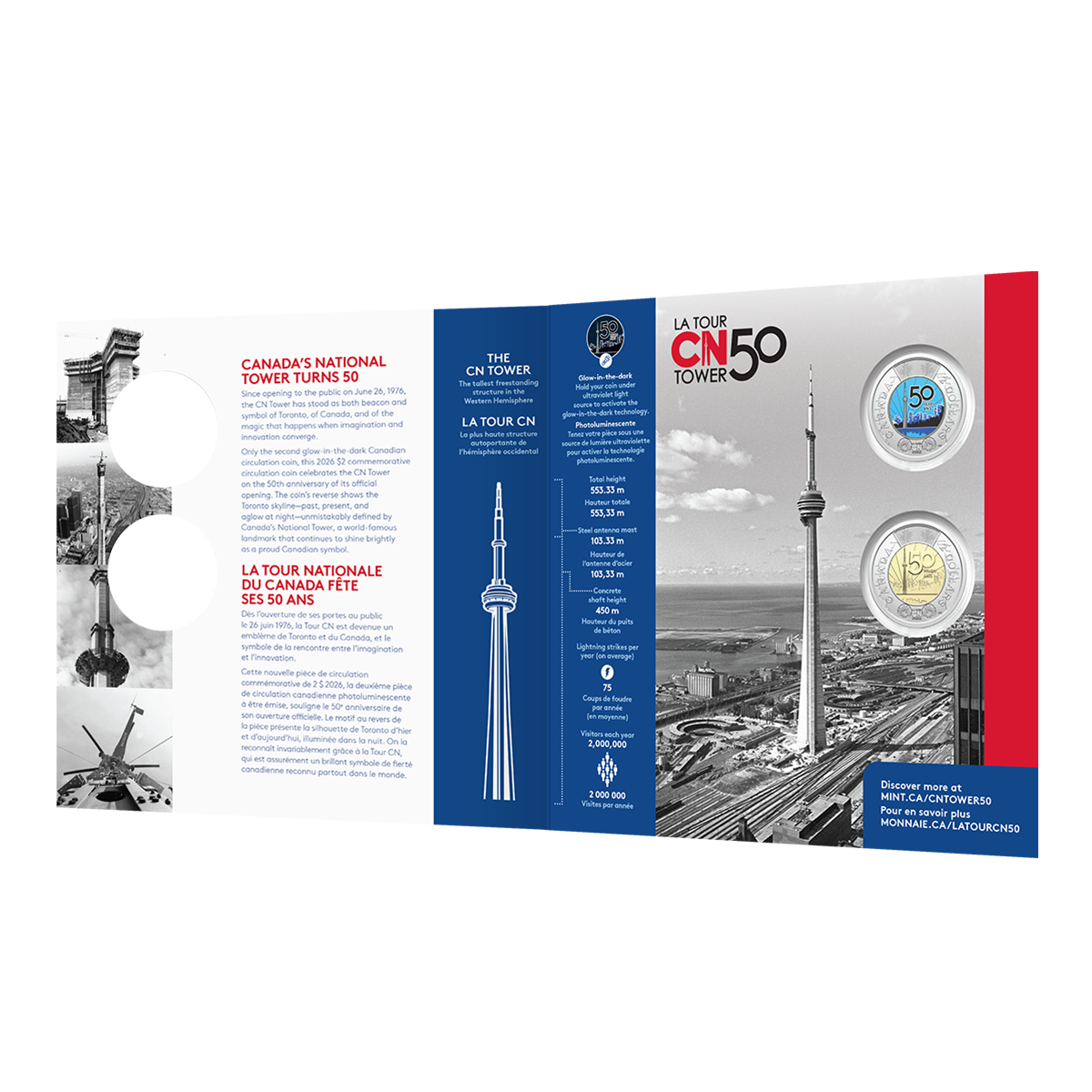 2026 Commemorative Collector Keepsake Card – 50th Anniversary of the CN Tower