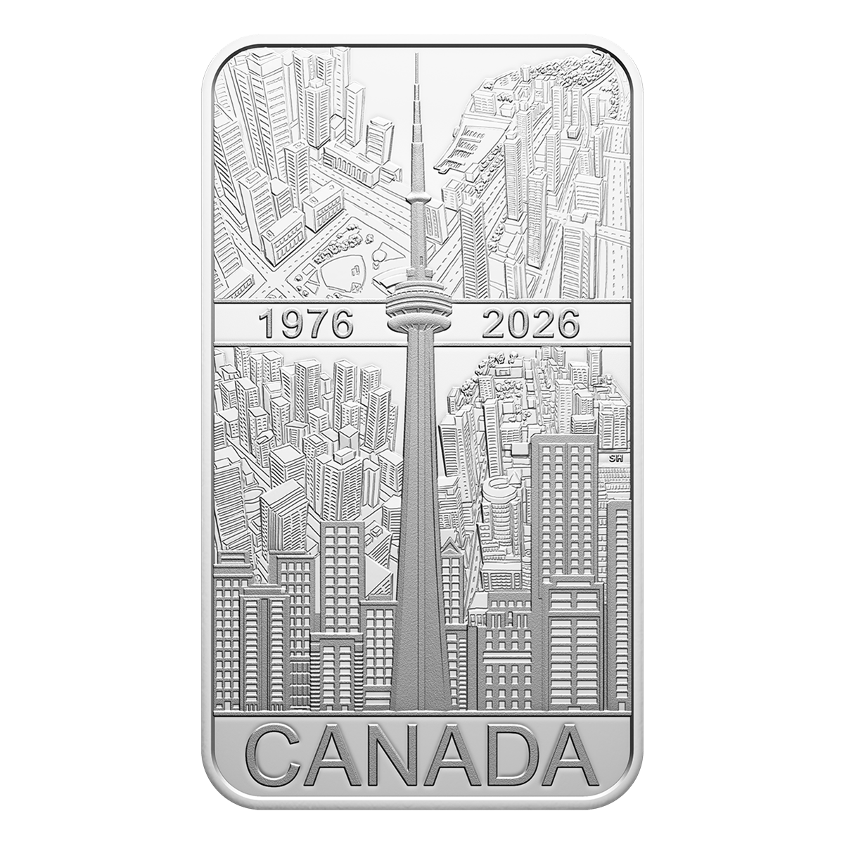 CN Tower 50th Anniversary – 1 oz. Fine Silver Coin