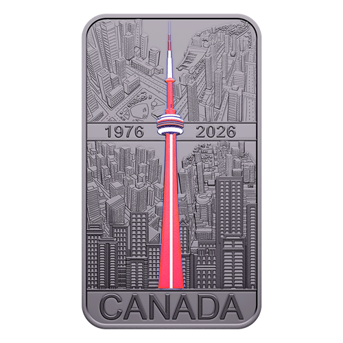 CN Tower 50th Anniversary – 1 oz. Fine Silver Coin