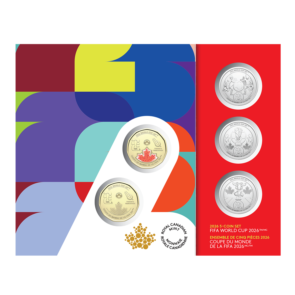 2026 Five-Coin Set - FIFA World Cup 2026ᵀᴹ
