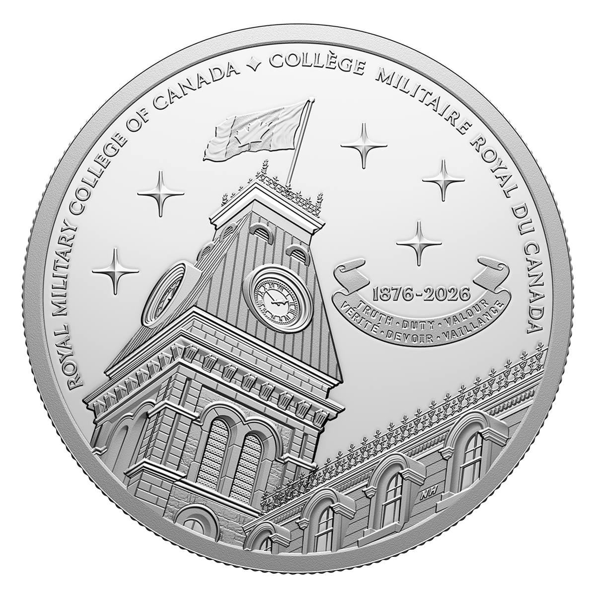 150th Anniversary of the Royal Military College of Canada – 1 oz. Fine Silver Coin