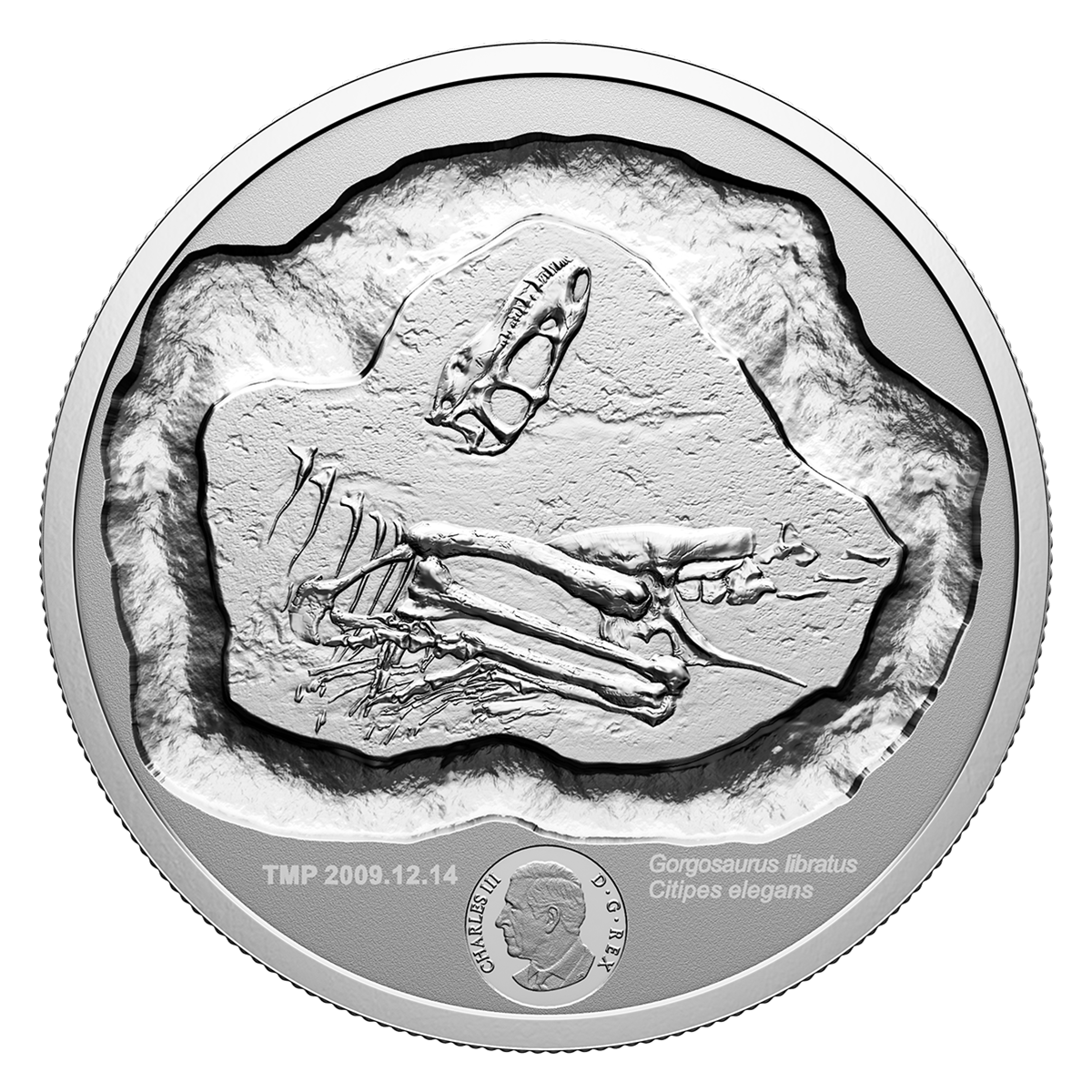 MintLAB - Exceptional Discoveries: Dinosaurs of Canada – Fine Silver Coin