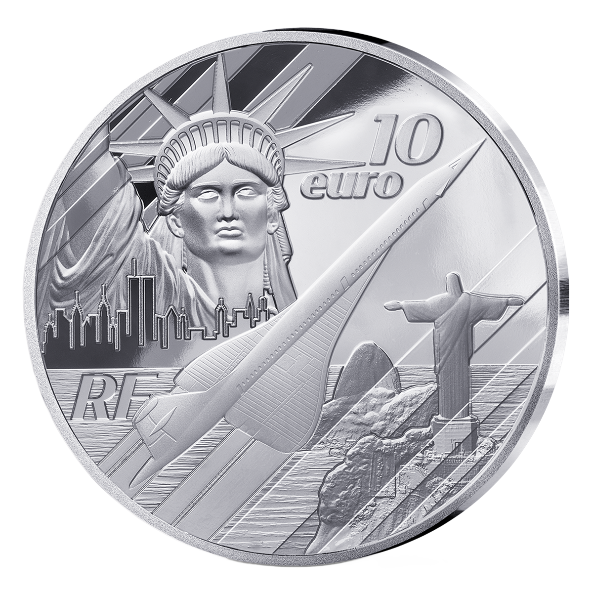 50th Anniversary of the Concorde - 2026 10 Euros Fine Silver Coin