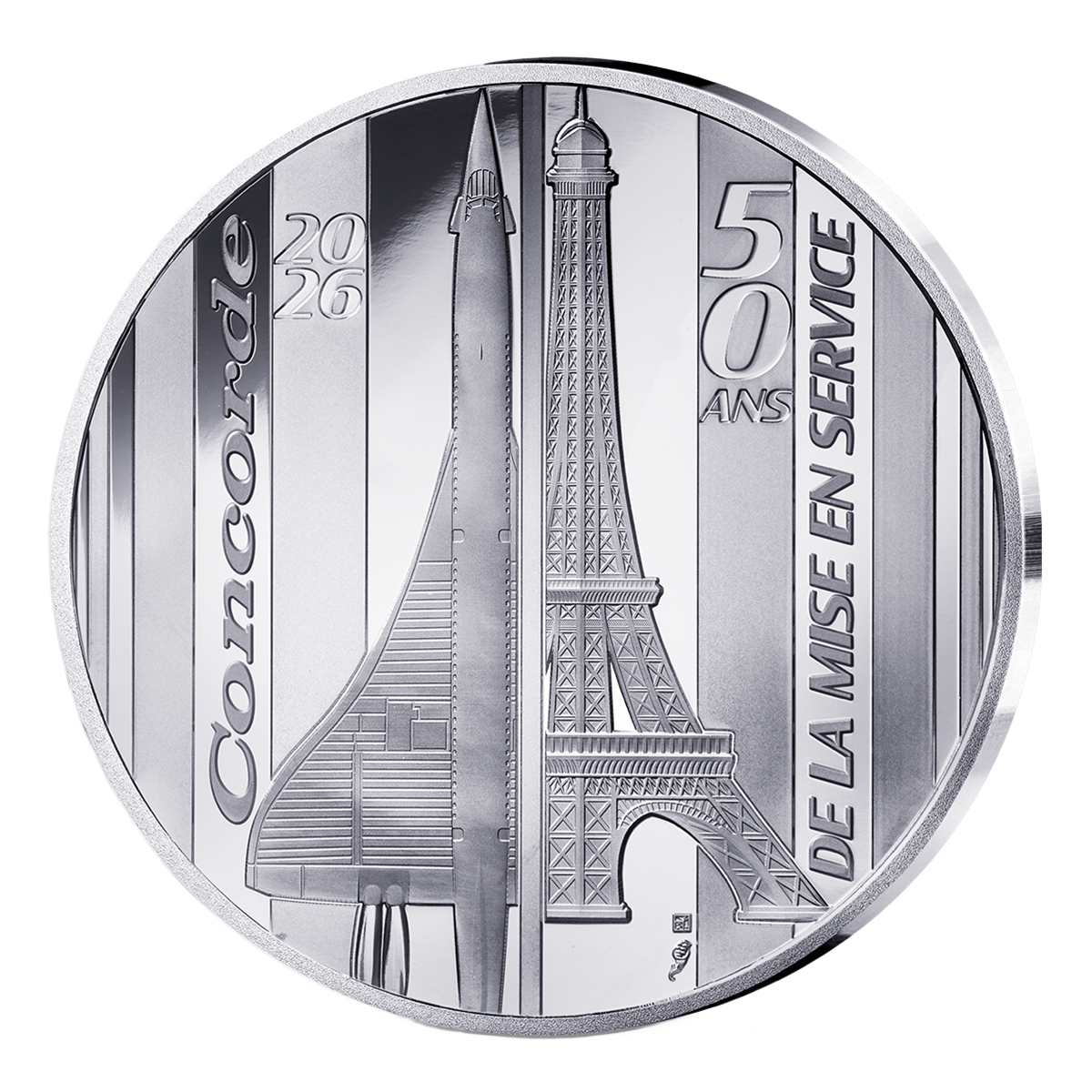 50th Anniversary of the Concorde - 2026 10 Euros Fine Silver Coin