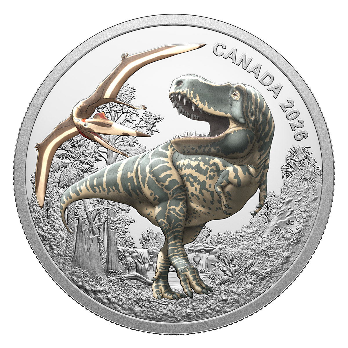 <em>T. rex</em> – 1 oz. Fine Silver Coin