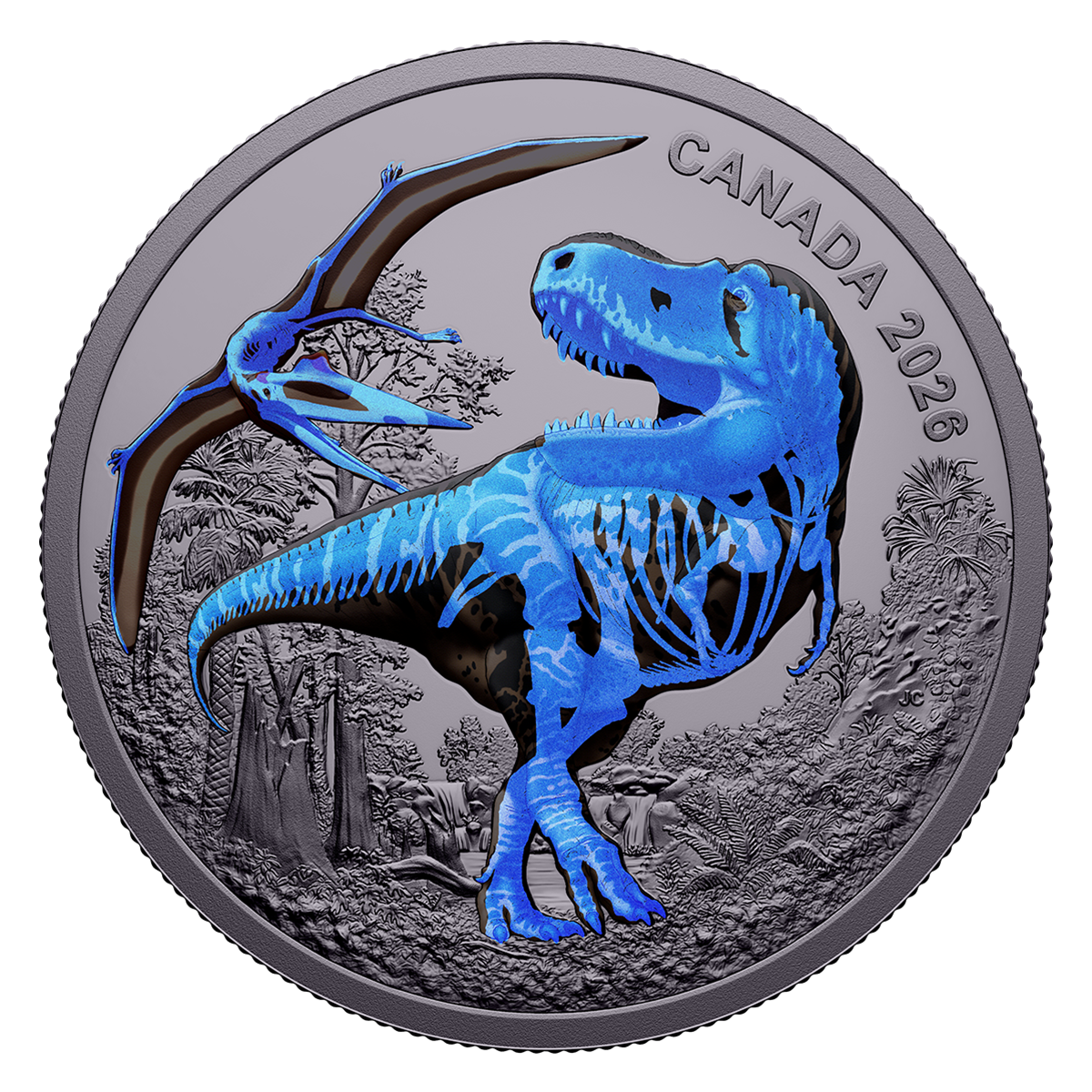 <em>T. rex</em> – 1 oz. Fine Silver Coin