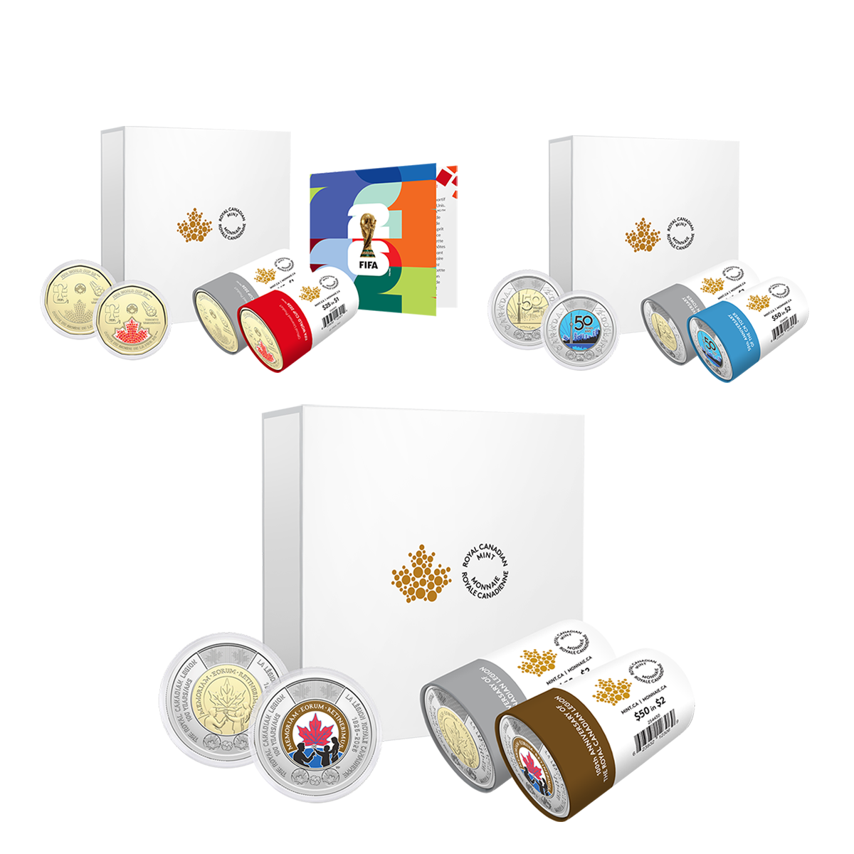 Collection commémorative de rouleaux spéciaux 2026