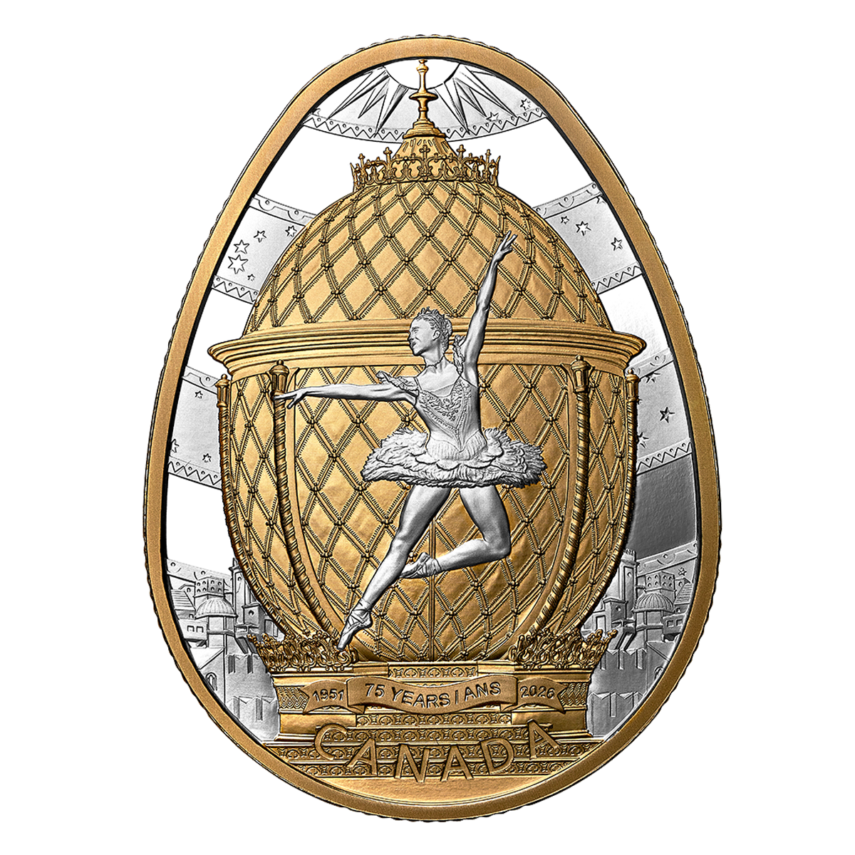 75th Anniversary of The National Ballet of Canada – 1 oz. Fine Silver Coin
