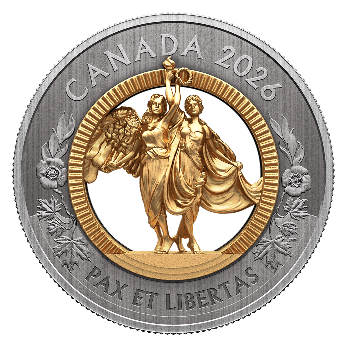 Allegories of Peace and Freedom – Fine Silver Coin