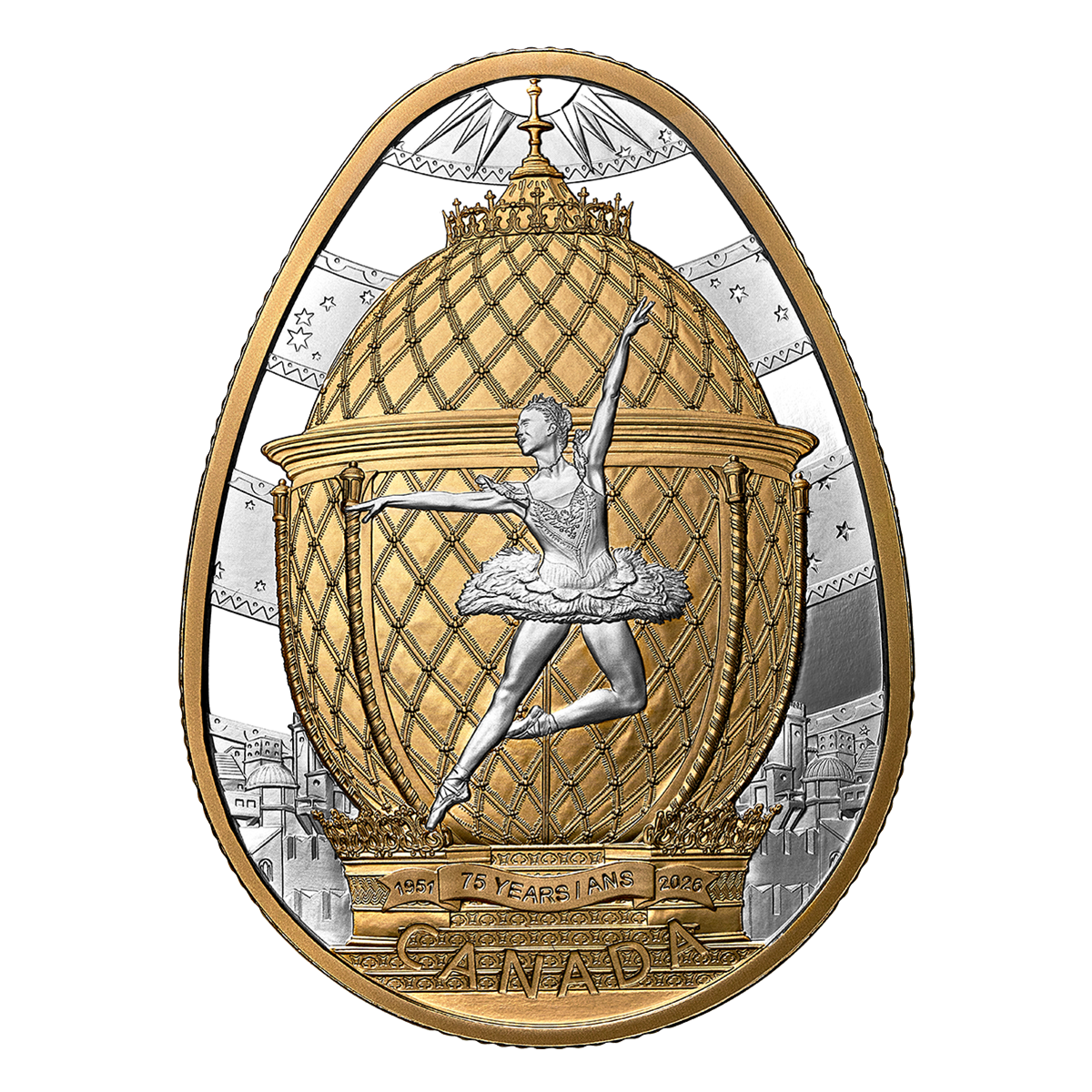 75th Anniversary of The National Ballet of Canada – 1 oz. Fine Silver Coin