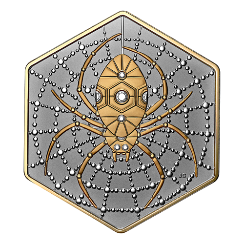 Nature’s Delight: The Spider – 1 oz. Fine Silver Coin