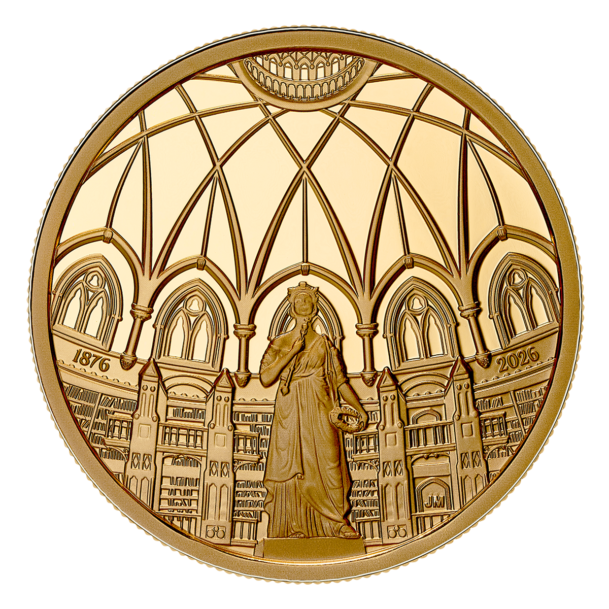 150th Anniversary of the Library of Parliament – Pure Gold Coin