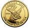 2020 $10 1/4 oz. 99.99% Pure Gold Coin 'Animal Portrait' Coin 4: Woodland Caribou (Bullion)